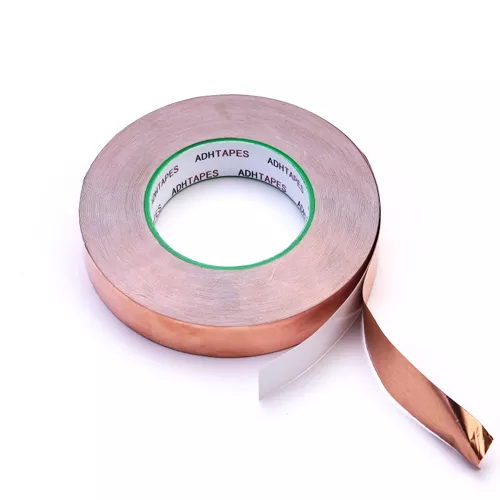 Conductive copper foil tape with low resistance for automotive electronics